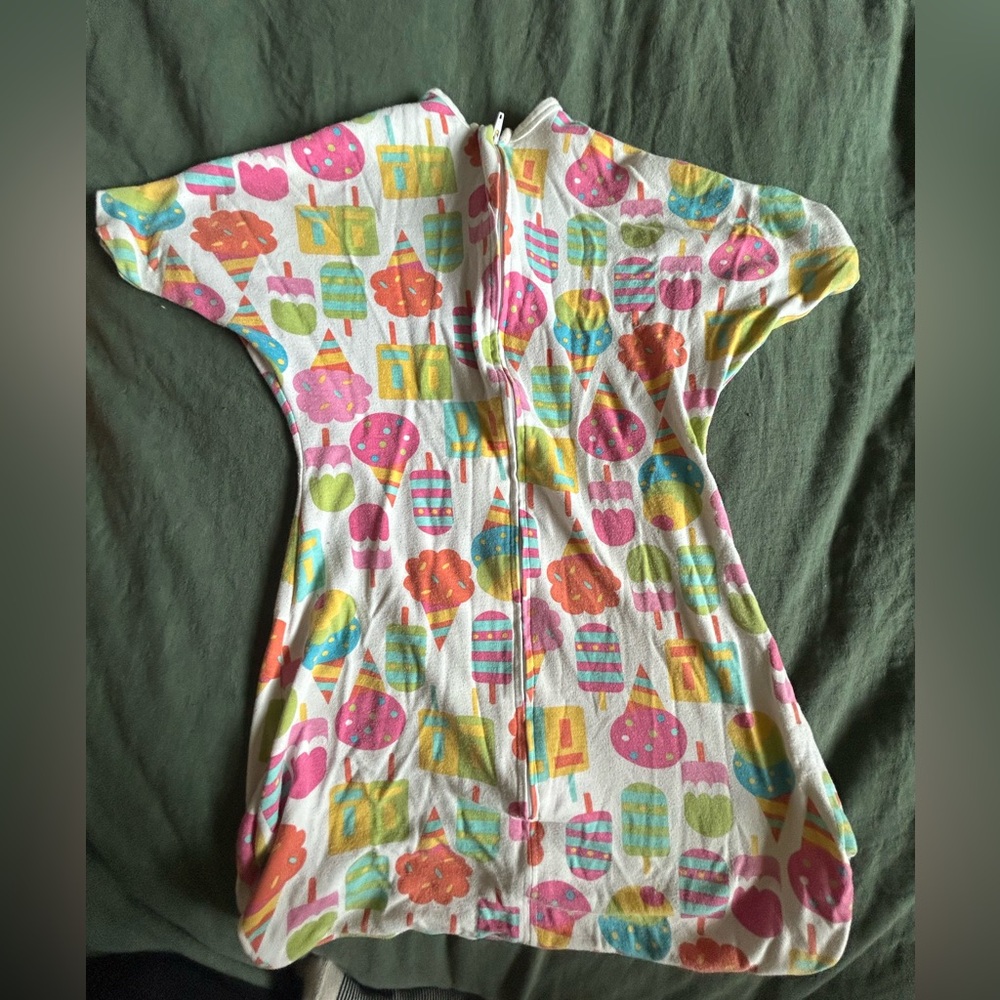 Colorful Ice Cream Print sleep sack